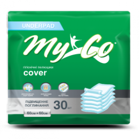 ПЕЛЕНКИ ГИГИЕНИЧЕСКИЕ MyCo Cover, 60 х 60 см №30