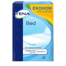 ПЕЛЕНКИ ДЛЯ МЛАДЕНЦЕВ TENA BED UNDERPAD NORMAL 60 см х 90 см №5