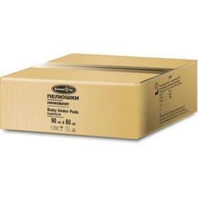 ПЕЛЕНКИ ДЛЯ МЛАДЕНЦЕВ ГИГИЕНИЧЕСКИЕ «БЕЛОСНЕЖКА» 90 см х 60 см №10