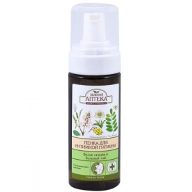 ПЕНКА ДЛЯ ИНТИМНОЙ ГИГИЕНЫ «ЗЕЛЕНАЯ АПТЕКА» 150 мл, белая акация+зеленый чай