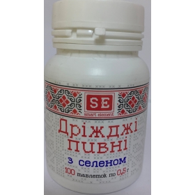 ПИВНЫЕ ДРОЖЖИ С СЕЛЕНОМ табл. 0,5 г №100
