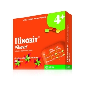 ПИКОВИТ ДИЕТИЧЕСКАЯ ДОБАВКА табл. п/о 1200 мг №30