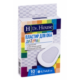 ПЛАСТИР для очей «H Dr. House» дитячий стерильна №10