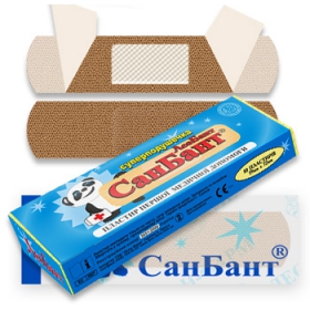 ПЛАСТЫРЬ МЕДИЦИНСКИЙ LEOBANT Sun Bant 19 мм х 72 мм №10