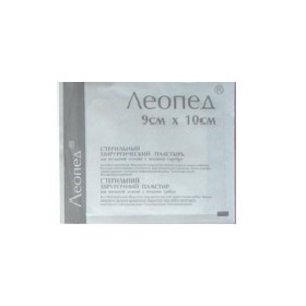 ПЛАСТЫРЬ МЕДИЦИНСКИЙ LEOPAD 9 см х 10 см, с ионами серебра №1