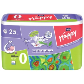 ПОДГУЗНИКИ ДЕТСКИЕ ГИГИЕНИЧЕСКИЕ HAPPY BELLA BABY BEFORE NEWBORN №25