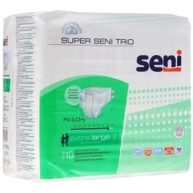 ПІДГУЗКИ для дорослих SUPER SENI TRIO extra large №10
