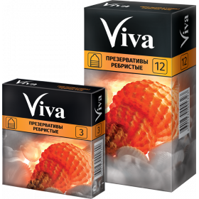 ПРЕЗЕРВАТИВЫ ЛАТЕКСНЫЕ ВИВА «VIVA» ребристые №12