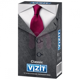 ПРЕЗЕРВАТИВЫ ЛАТЕКСНЫЕ ВИЗИТ «VIZIT» Classic классические №12