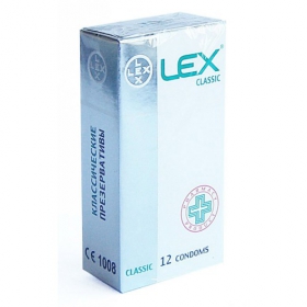 ПРЕЗЕРВАТИВЫ ЛАТЕКСНЫЕ С СИЛИКОНОВОЙ СМАЗКОЙ LEX классические №12