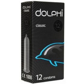 ПРЕЗЕРВАТИВЫ ЛАТЕКСНЫЕ С СИЛИКОНОВОЙ СМАЗКОЙ ДОЛФИ «DOLPHI» классические №12