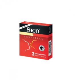ПРЕЗЕРВАТИВИ СІКО «SICO» сенситів контурні, зі змазкою №3