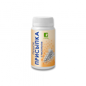 ПРИСЫПКА КОСМЕТИЧЕСКАЯ «ПУШОК» EN'JEE 100 г, с чистотелом