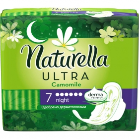 ПРОКЛАДКИ ГИГИЕНИЧЕСКИЕ ДЛЯ КРИТИЧЕСКИХ ДНЕЙ NATURELLA CAMOMILE CLASSIC NIGHT №14