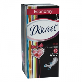 ПРОКЛАДКИ ГИГИЕНИЧЕСКИЕ ЕЖЕДНЕВНЫЕ DISCREET DEO IRRESISTIBLE MULTIFORM №60