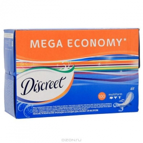 ПРОКЛАДКИ ГИГИЕНИЧЕСКИЕ ЕЖЕДНЕВНЫЕ DISCREET MULTIFORM AIR №100