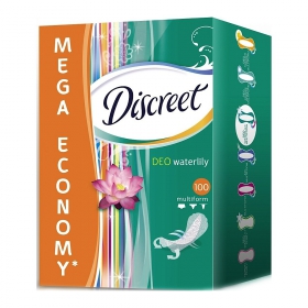 ПРОКЛАДКИ ГИГИЕНИЧЕСКИЕ ЕЖЕДНЕВНЫЕ DISCREET MULTIFORM DEO WATER LILY №100