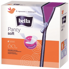 ПРОКЛАДКИ ЖЕНСКИЕ ГИГИЕНИЧЕСКИЕ BELLA PANTY SOFT №60
