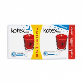 ПРОКЛАДКИ ЖЕНСКИЕ ГИГИЕНИЧЕСКИЕ KOTEX ULTRA NIGHT №14