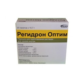 РЕГИДРОН ОПТИМ порошок д/оральн. р-ра пакет 10,7 г №20