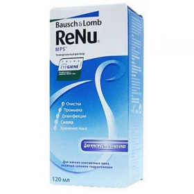 РЕНЮ МНОГОЦЕЛЕВОЙ РАСТВОР ДЛЯ УХОДА ЗА КОНТАКТНЫМИ ЛИНЗАМИ ReNu (MPS) фл. 120 мл