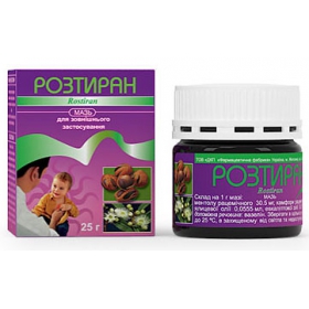РОЗТИРАН мазь банка 25г