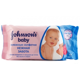 САЛФЕТКИ ВЛАЖНЫЕ JOHNSON'S BABY «НЕЖНАЯ ЗАБОТА» №56