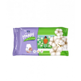 СЕРВЕТКИ вологі для дітей BELLA BABY HAPPY «SILK &   COTTON» №64