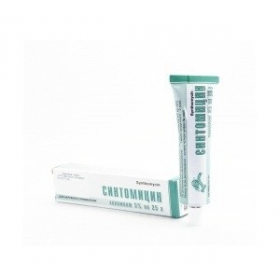 СИНТОМІЦИН лінімент 5% туба 25г