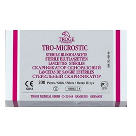 СКАРИФИКАТОР ОДНОРАЗОВОГО ИСПОЛЬЗОВАНИЯ СТЕРИЛЬНЫЙ TRO-MICROSTIC №200