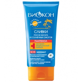 СЛИВКИ КОСМЕТИЧЕСКИЕ ПОСЛЕ ЗАГАРА И СОЛНЕЧНЫХ ОЖОГОВ фл. 160 мл