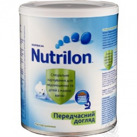 НУТРИЛОН NUTRILON СМЕСЬ СУХАЯ МОЛОЧНАЯ ПРЕЖДЕВРЕМЕННЫЙ УХОД ДЛЯ НЕДОНОШЕННЫХ ДЕТЕЙ 400 г