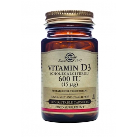 СОЛГАР ВИТАМИН Д3 600 МЕ капс. фл. №60