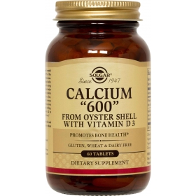 СОЛГАР КАЛЬЦИЙ 600 ИЗ РАКОВИН УСТРИЦ табл. №60
