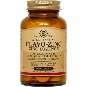 СОЛГАР ФЛАВО-ЦИНК пастилки 1300 мг фл. №50