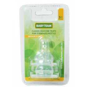 СОСКА силіконова «BABY TEAM» 2001, класична №2