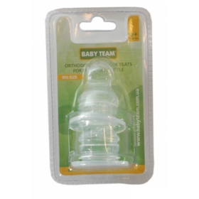 СОСКА силіконова «BABY TEAM» 2003, ортодонтальна №2
