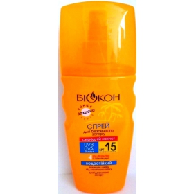 СПРЕЙ ДЛЯ БЕЗОПАСНОГО ЗАГАРА SPF-15 160 мл