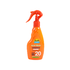 СПРЕЙ СОЛНЦЕЗАЩИТНЫЙ ДЛЯ ЗАГАРА ВОДОСТОЙКИЙ «SUN ENERGY» SPF-20 200 мл