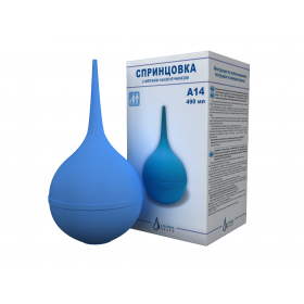 СПРИНЦОВКА ПЛАСТИЗОЛЬНАЯ ПОЛИВИНИЛХЛОРИДНАЯ ДЛЯ ИРРИГАЦИИ И ОТСАСЫВАНИЯ ЖИДК-ТИ тип А р.14 (490 мл)