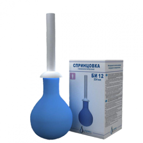 СПРИНЦОВКА ПЛАСТИЗОЛЬНАЯ ПОЛИВИНИЛХЛОРИДНАЯ ДЛЯ ИРРИГАЦИИ И ОТСАСЫВАНИЯ ЖИДК-ТИ тип БИ р.12 (224 мл)