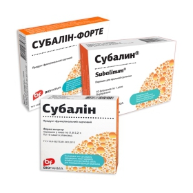 СУБАЛИН порошок д/орал. суспензия 10 доз фл. №10