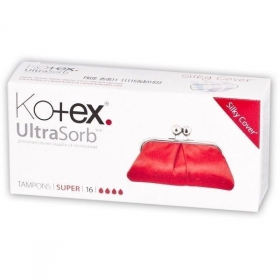ТАМПОНЫ ЖЕНСКИЕ ГИГИЕНИЧЕСКИЕ KOTEX ULTRASORB super №16