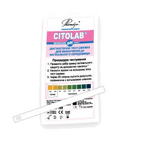 ТЕСТ ВАГИНАЛЬНЫЙ pH CITOLAB тест-полоска №1