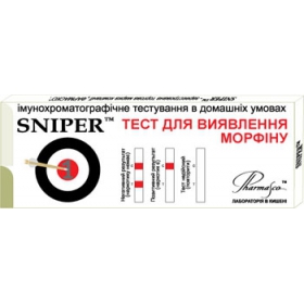 ТЕСТ ДЛЯ ОПРЕДЕЛЕНИЯ МОРФИНА СНАЙПЕР «SNIPER» №1