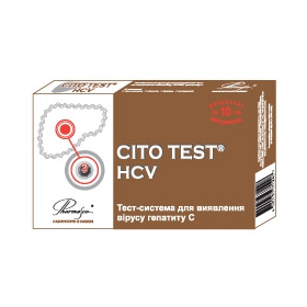 ТЕСТ-СИСТЕМА CITO TEST HCV ДЛЯ ОПРЕДЕЛЕНИЯ ВИРУСА ГЕПАТИТА C