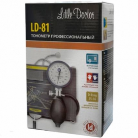 ТОНОМЕТР вимірювач артеріального тиску LD-81, манометр суміщ. з нагніт., фонендоскоп вбудованний