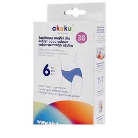 ТРУСЫ ГИГИЕНИЧЕСКИЕ ОДНОРАЗОВЫЕ ЖЕНСКИЕ AKUKU размер 38 №6