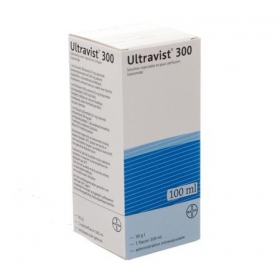 УЛЬТРАВИСТ 300 раствор для инъекций и инф. 300 мг/мл фл. 100 мл №1