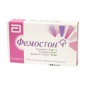 ФЕМОСТОН табл. п/плен. оболочкой комби-уп., 2 мг/ 2 мг + 10 мг №56